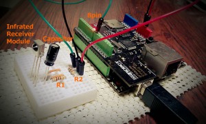 Arduinoで赤外線リモコンの信号を受信する(ブレッドボード)