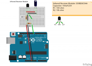 Arduinoで赤外線リモコンの信号を受信する(部品とか)
